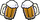 Animated beer mugs